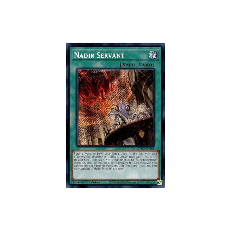 Nadir Servant (Secret Rare) - RA01-EN062 - Secret Rare -