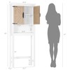 Spirich Over The Toilet Storage Cabinet, Farmhouse Over Toilet Bathroom
