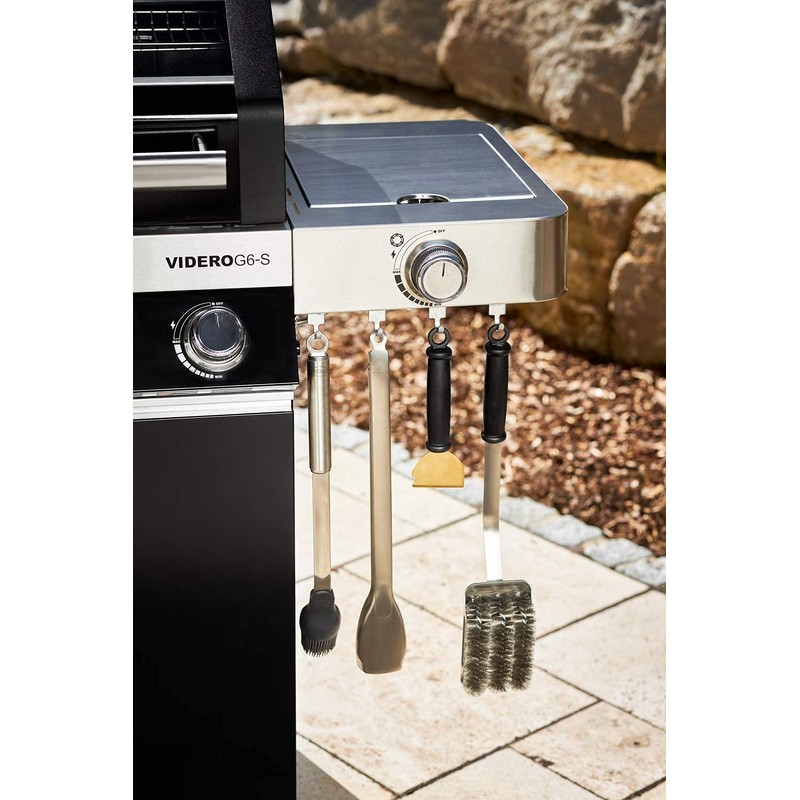 Rösle Barbecue Grill Cleaning Brush, Stainless Steel/Plastic