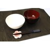 イシダ 日本製 箸・箸箱セット ランチタイム 白ライン 18 ブルー 18cm