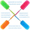 4 Pcs Washable Microfiber Feather Duster, with Extendable Pole and