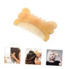 Baluue Handmade Natural Horn Comb Thickened Carved Design Static Scalp