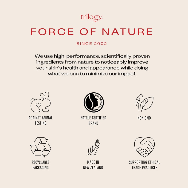 Trilogy Vital Moisturising Cream, Enhanced Formula with Rosapene, VanilleActiv2 &