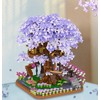 FULHOLPE Sakura Tree Building Blocks Kit, 2200+ Clamping Blocks, Modular