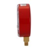 MEASUREMAN New Refrigeration Pressure Gauge, 3-1/8" Dial, Red Dial, 1/8"