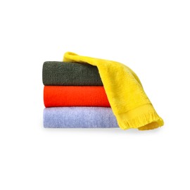 The Holy South - Fringed Reversible Fingertip Hand Towel (Size 11" W x 18" L) Terry Cotton Washcloth Set for Face and Bathroom use. (3, Light Blue)