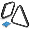 MoyanSuper Plastic Pool Ball Rack Billiard Ball Triangle Rack, Pool
