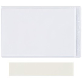 Top Pack Supply SUPERSCAN Press-On Vinyl Envelopes, 2" x 3 1/2", Clear (Pack of 50)