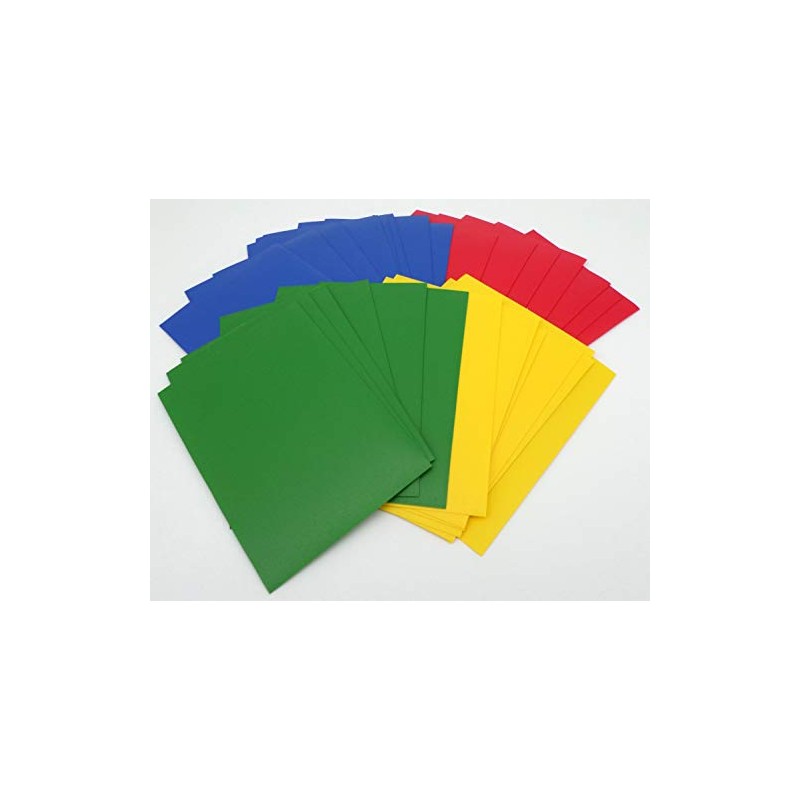 docsmagic.de Double Mat Card Sleeves Standard – Black Blue Green
