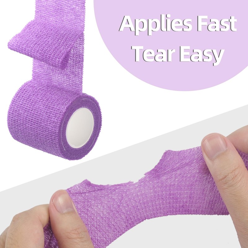 48 Pack Sport Elastic Bandage 1 Inch x 5 yd