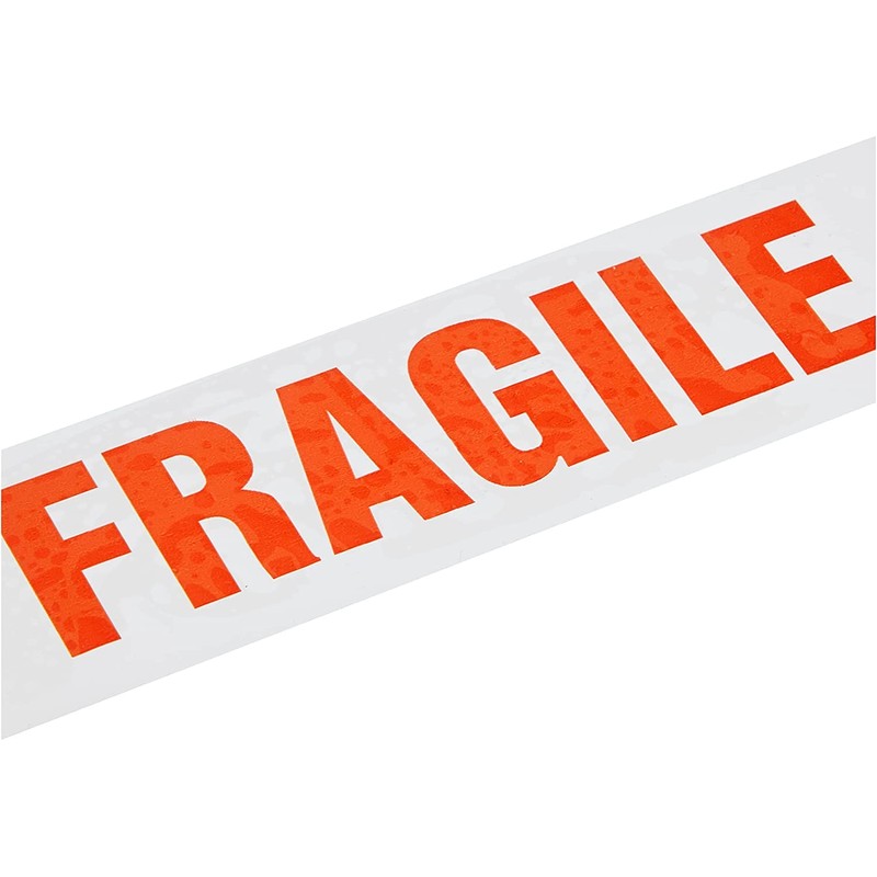HTUK Clear Tape Brown Tape Fragile Low Noise Printed Tape