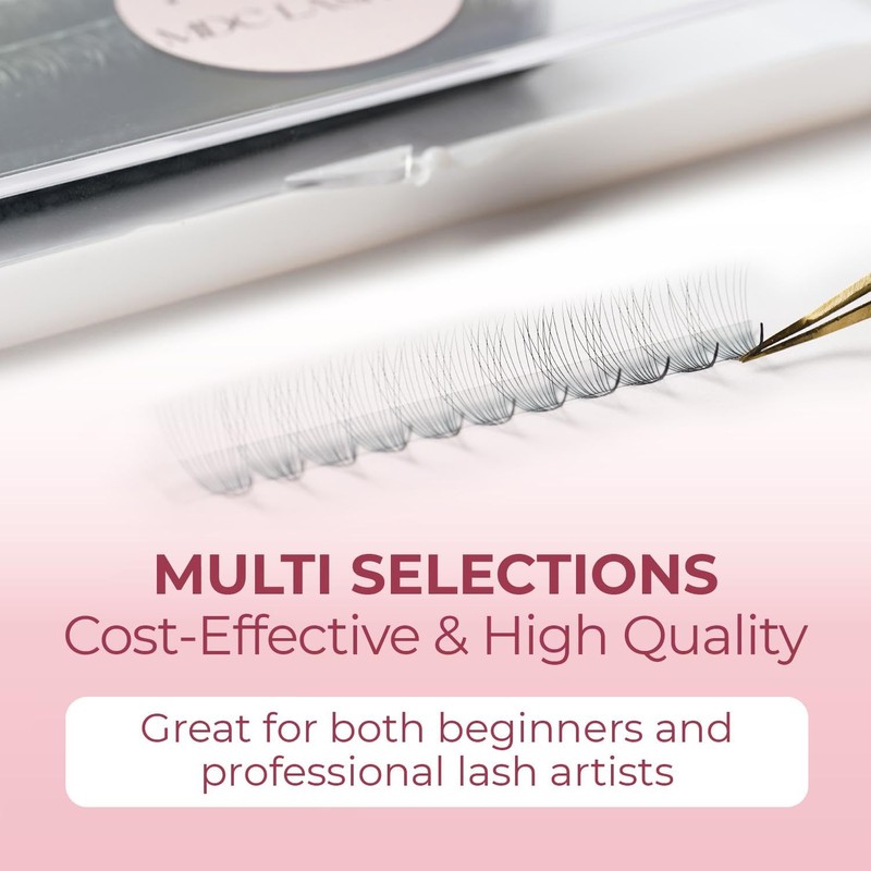 MDC LASHES Promade Eyelash Fans 1000 Fans 5D-20D Premade Volume