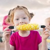 AUGSUN 10Pcs/5 Pairs Corn Holders, Stainless Steel Corn on The