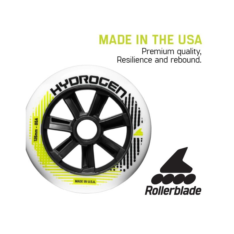 Rollerblade Hydrogen 125MM 85A Ruedas (Paquete de 6)