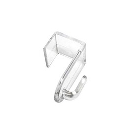 Gardinia Decorative Hooks Transparent, 3,5 x 2 cm