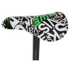 AWE® BMX Freestyle Saddle Black/White FREE SEAT POST