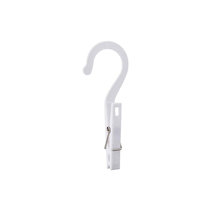 Fox Run Laundry Hooks, Set of 10 Clothing Pin Hooks,