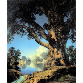 Old Maple 22x30 Hand Numbered Ltd. Edition Maxfield Parrish Art Deco Print