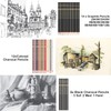 hhhouu Coloured Charcoal Pencil Set, Professional Sketch Pen Tools with