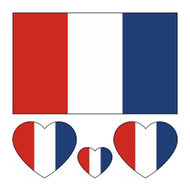 France Flag Tattoos,10 Sheets France Flag World Cup|Bastille Day|Sports Temporary Face Tattoos Stickers,40 Pcs Waterproof Sweat Sports National Flag Tattoos For Men Kids Women(France)