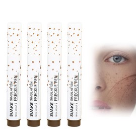 Landrain Freckles Pen, Waterproof Freckles Pen, Natural Look, Soft Feather