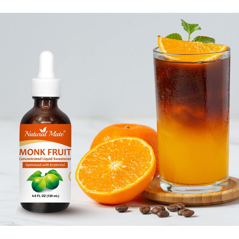 100% Monk Fruit Liquid Sweetener (Optimized with Erythritol) - 4