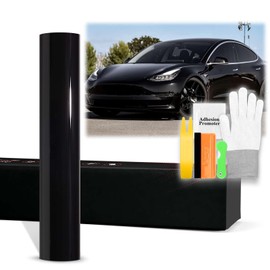 60"x96" (5FTx8FT) PPF Paint Protection Film Gloss Piano Black Self Healing Auto Bra Vinyl Wrap Invisible Scratches Shield Sheet DIY with Tool Kit
