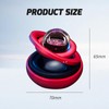 GCZCC Solar Car Air Freshener Smart Auto Rotating Planet Perfume
