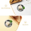 Stainless Steel Tea Bag Coasters, Round Mini Tray for Tea