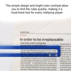 BOXOB 4pcs Mahjong Line Finder, Good Luck Mahjong Card Guide
