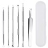 Milia Blackhead Sebum Acne Extruder, 1 Piece / 비립종 블랙헤드 피지 여드름 압출기, 1개