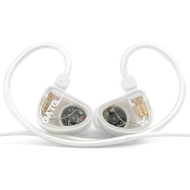Fanmusic Truthear Gate Dynamic Driver In-Ear Headphones with 0.78 2 Pin Cable - White without Microphone