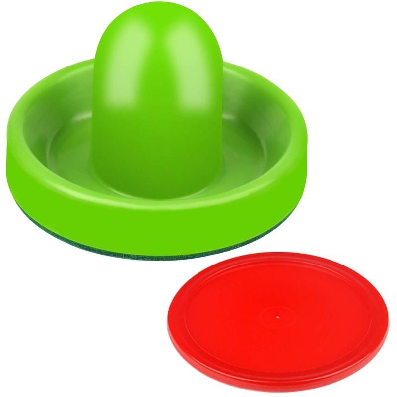 ONE250 Air Hockey Pushers and Red Air Hockey Pucks, Goal