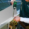 4 Pcs Gutter Valley Splash Guards,Aluminum Rain Diverter Roofing Gutter