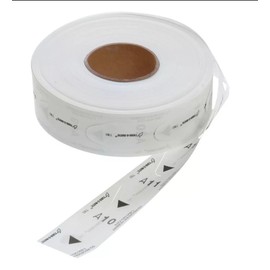 SATO AMERICA 1 Roll Turn-O-Matic T80 White 3 Digit Take a Number Tickets for Ticket Dispenser