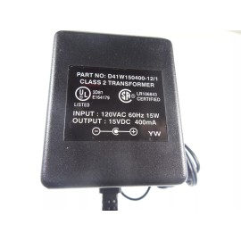 NADY Original  AC Adapter For NADY UHF 10 WIRELESS MICROPHONE  15V 400MA D41WK150400