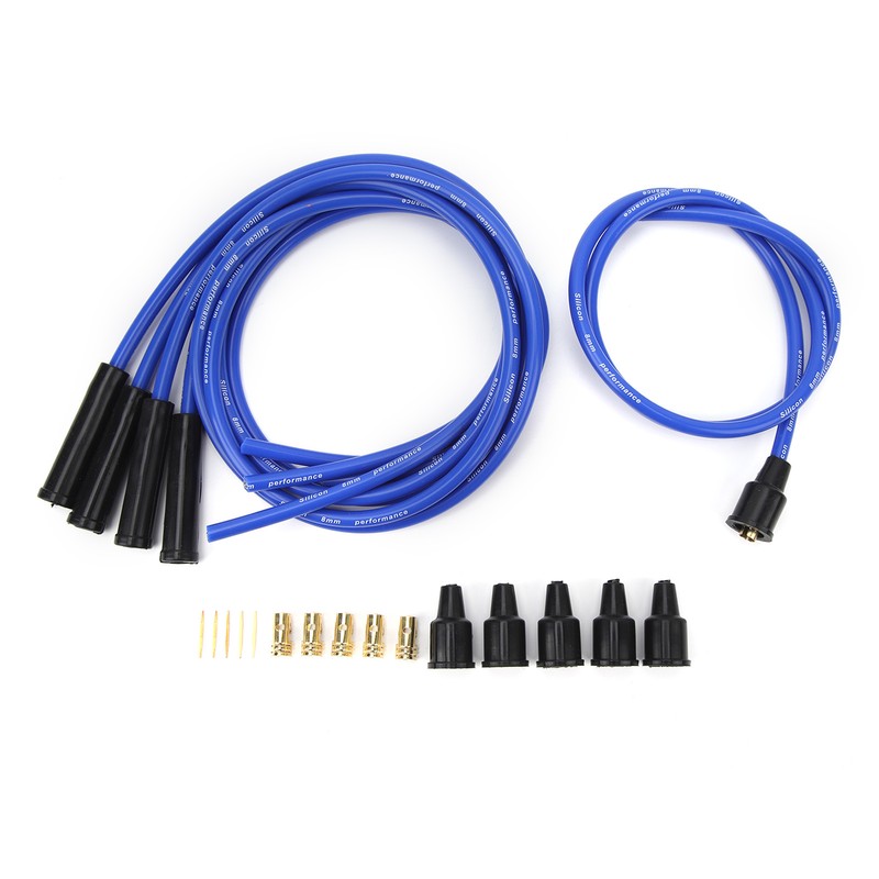 8mm Spark Plug Wire 1m Length High Efficiency Stable Ignition