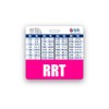 RRT Badge Buddy Horizontal w/Height & Weight Conversion Charts (Standard,