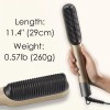 NITION LCD Ceramic Tourmaline Hot Hair Comb Flat Iron 450°F