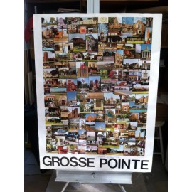 Grosse Pointe Mich Photo Collage Poster 30"X40" Color Vintage CLEARANCE AS IS
