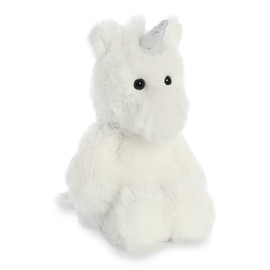 Aurora® Playful Cuddly Friends™ Unicorn Stuffed Animal - Comforting Cuddles - Imaginative Play - White 8 Inches