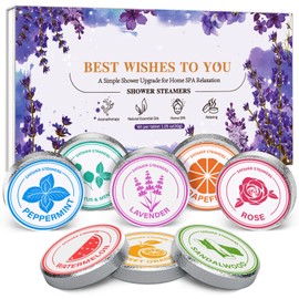 Shower Steamers Aromatherapy - sanyi Birthday Gifts for Women Shower Bombs with Natural Essential Oils Self Care Stocking Stuffers for Mom Wife Her Men Teen Adults