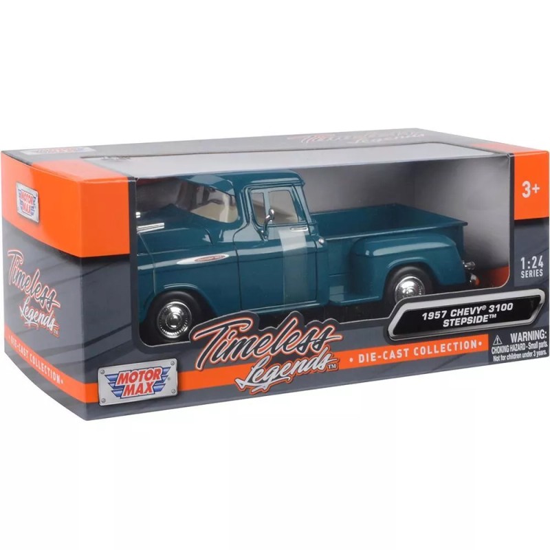 Motormax 1957 Chevy 3100 Pickup - Ocean Green