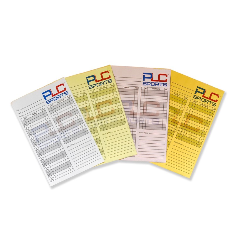 PLC Sports Baseball Softball Lineup Cards | 4 Part Carbon