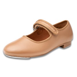 Dance Class Girls' Maryjane Mary Jane Flat, Caramel, 9.5 M US Toddler