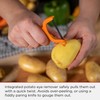 Kuhn Rikon Swiss Peeler, Plastic, Orange