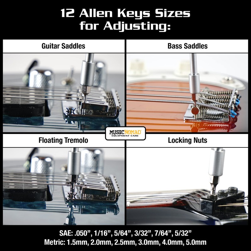 MusicNomad Premium 26 PC. Guitar Tech Screwdriver & Wrench Set