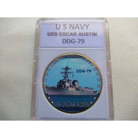 US NAVY - USS OSCAR AUSTIN (DDG-79) Challenge Coin