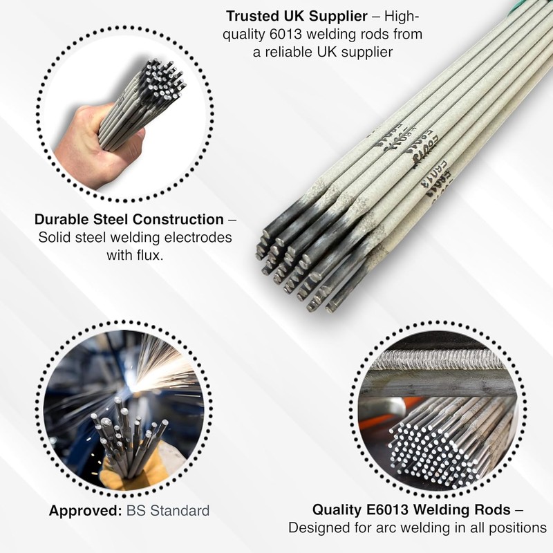 30x General Purpose E6013 ARC Welding Electrodes Rods for Mild