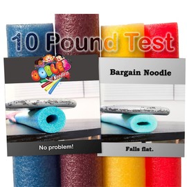 Oodles of Noodles Deluxe Foam Pool Swim Noodles - 6 Pack Green